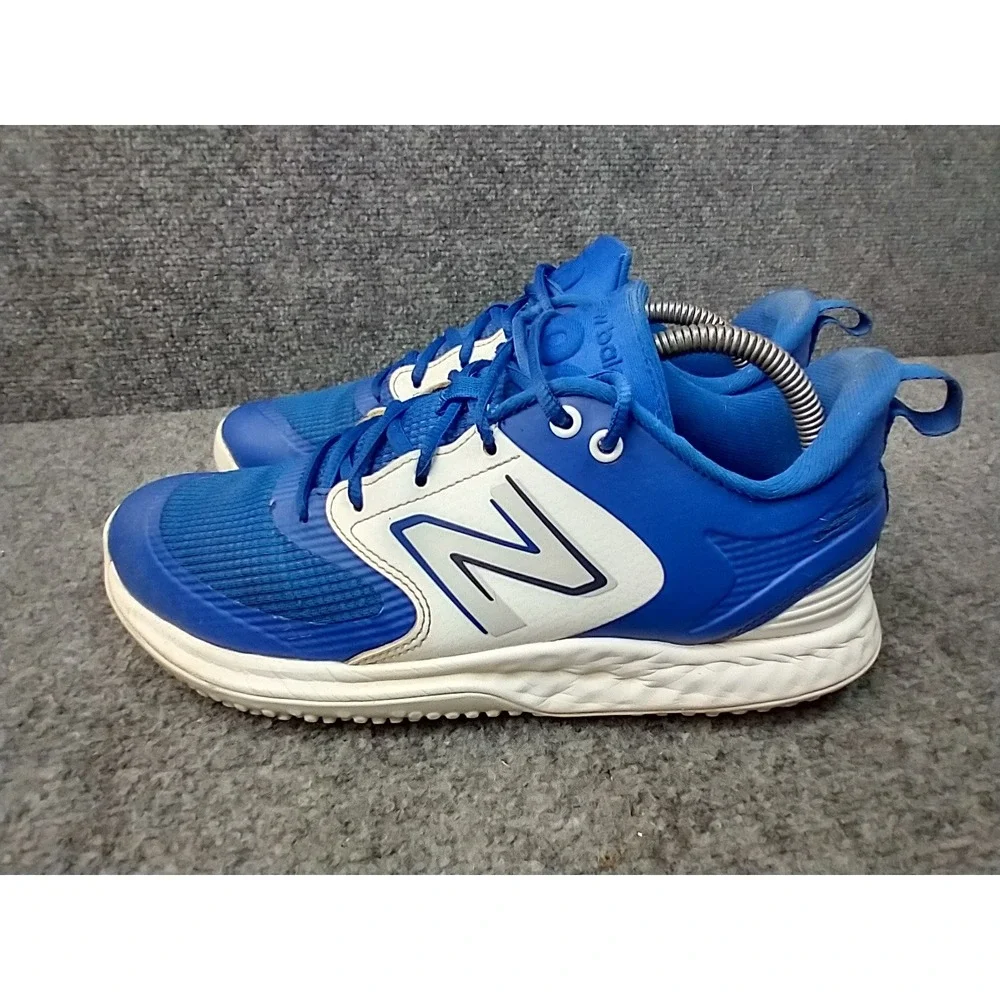 New Balance T3000TB6 Turf Shoes Mens 8.5 Blue White Fresh Foam Baseball Cleats
